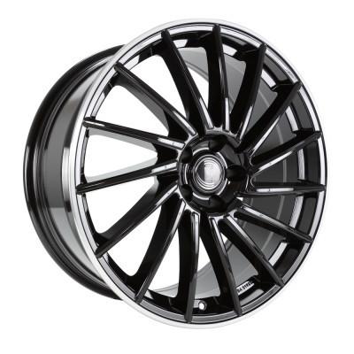 DIEWE WHEELS BRIOSA Zwart met gepolijste rand
