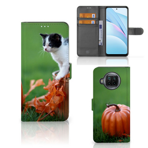 Xiaomi Mi 10T Lite Telefoonhoesje met Pasjes Kitten