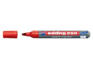 Viltstift edding 250 whiteboard rond rood 1.5-3mm