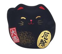 Zwarte Lucky Cats Figuur - 5.5cm - thumbnail