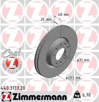 Remschijf Coat Z 440313320