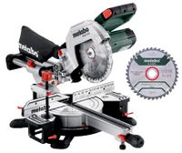 Metabo Afkortzaag KGS 216 M SET met trekfunctie | nieuwste model + extra zaagblad - 613216900 - thumbnail