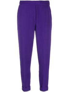 P.A.R.O.S.H. pantalon fuselé à taille haute - Violet