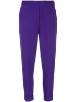 P.A.R.O.S.H. pantalon fuselé à taille haute - Violet