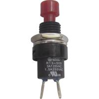 TRU COMPONENTS 1587747 TC-R13-509A-05RT Druktoets 250 V/AC 1.5 A 1x uit/(aan) Moment 1 stuk(s)