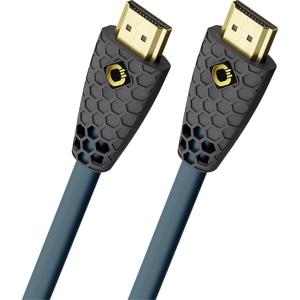 Oehlbach D1C92603 HDMI-kabel HDMI Aansluitkabel HDMI-A-stekker, HDMI-A-stekker 3.00 m Petrol-blauw, Antraciet 8K UHD