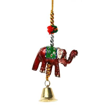 Raamdecoratie Olifant met Bellen (Rood) Raamdecoratie Olifant met Bellen (Rood)