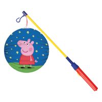 Mooie Lampion Peppa Pig print met lampionstokje setje   -