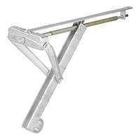Uitdraaisteun voor caravans, caravans, zwengelsteunen, aanhangersteun (800 kg, 605 x 260 mm, hoogte: 500 mm)