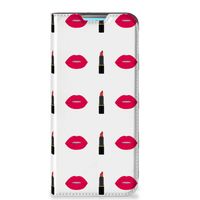 Xiaomi Redmi 10 Hoesje met Magneet Lipstick Kiss - thumbnail