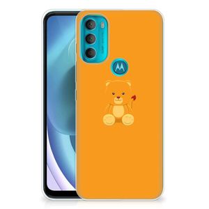 Motorola Moto G71 5G Telefoonhoesje met Naam Baby Beer