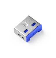 Smartkeeper UL03PKDB poortblokker Poortblokker + sleutel USB Type-A Blauw 6 stuk(s) - thumbnail