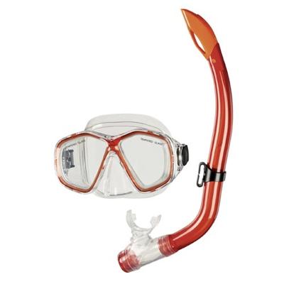 Beco snorkelset Bahia junior rood 8+ Beco snorkelset Bahia junior rood 8+