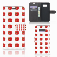 Samsung Galaxy S8 Plus Book Cover Paprika Red