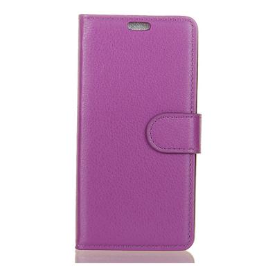 Shop4 - Sony Xperia XA2 Ultra Hoesje - Wallet Case Lychee Paars