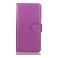 Shop4 - Sony Xperia XA2 Ultra Hoesje - Wallet Case Lychee Paars