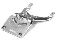 Integy Billet Machined 4mm Front Skid Plate, Silver - Traxxas Stampede 2WD