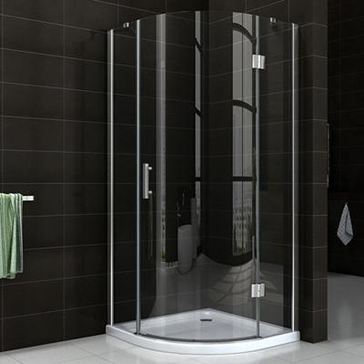 Douchecabine Nano Kwartrond Draaideur Rechtsdraaiend 90x90x200cm Antikalk Helder Glas Chroom Profiel 8mm Veiligheidsglas Easy Clean Douchecabine Nano Kwartrond Draaideur Rechtsdraaiend 90x90x200cm Antikalk Helder Glas Chroom Profiel 8mm Veiligheidsglas Easy Clean