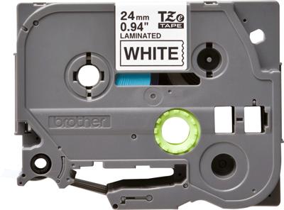 Labeltape Brother TZe, TZ TZe-251 Tapekleur: Wit Tekstkleur:Zwart 24 mm 8 m