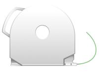 3D Systems CubePro filament ABS cartridge Glow in the Dark groen (origineel)