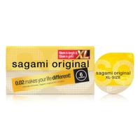 Sagami Originele 0,02 XL-maat | super dun | super sterk | niet-latex PU condooms (6 stuks)