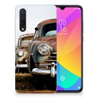 Xiaomi Mi 9 Lite Siliconen Hoesje met foto Vintage Auto