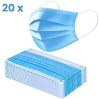 Silverline Wegwerpmaskers / Mondkapjes 3-Laag - 20 Stuks