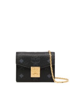 MCM mini porte-cartes Tracy en cuir - Noir