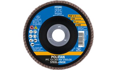 PFERD 67768125 Z Psf Steelox Lamellenschijf Diameter 125 mm Boordiameter 22.23 mm 10 stuk(s)