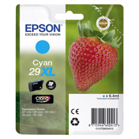 Epson Strawberry Singlepack Cyan 29XL Claria Home Ink