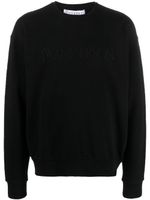 JW Anderson sweat en coton à logo brodé - Noir