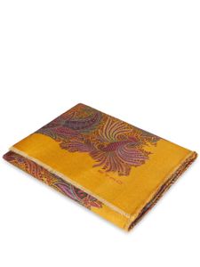 ETRO HOME couverture en laine à motif cachemire - Jaune