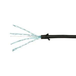 LogiLink CQ9073S RJ45 Netwerkkabel, patchkabel CAT 6A U/FTP 5.00 m Zwart Extreem dun, Vlambestendig, Flexibel, Folie afscherming, Halogeenvrij, Snagless,