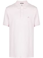 C.P. Company logo-patch piqué polo shirt - Rose - thumbnail