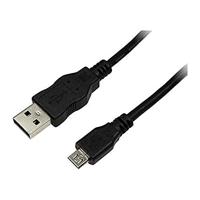 LogiLink USB Kabel USB 2.0 AM naar Micro BM zwart 1,00 m