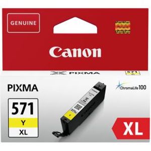 Canon CLI-571Y XL inktcartridge 1 stuk(s) Origineel Hoog (XL) rendement Geel