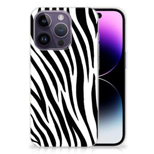 Apple iPhone 14 Pro TPU Hoesje Zebra