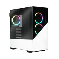 Enermax K8 Midi-tower PC-behuizing Wit 3 voorgeïnstalleerde LED-ventilators, Zijvenster