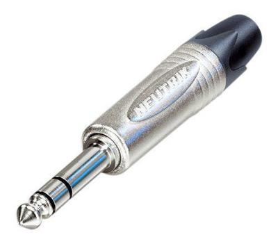 Neutrik NP3X Jackplug 6,35 mm Stekker, recht Aantal polen: 3 Stereo Zilver 1 stuk(s)