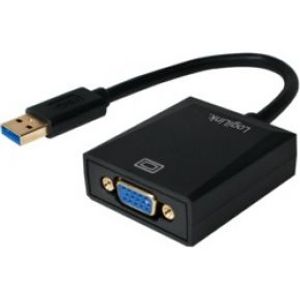 LogiLink UA0231 USB grafische adapter 1920 x 1080 Pixels Zwart