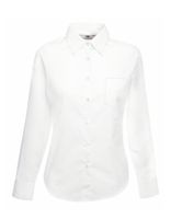 Fruit of the Loom F702 Ladies Long Sleeve Poplin Shirt - thumbnail