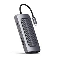 SATECHI USB-C Multipoort Mx Adapter - Dual 4K HDMI, 100W USB-C PD Opladen, Gigabit Ethernet, USB-C Data - Voor M2/ M1 Macbook Pro/Air, M2, M1 iPad Pro/Air, M2 Mac Mini, iMac M1