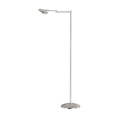 Vloerlamp Kazan - Metaal - Nikkel Mat Vloerlamp Kazan - Metaal - Nikkel Mat