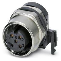 Phoenix Contact 1438024 Sensor/actuator inbouwconnector M12 Aantal polen: 5 Bus, inbouw 10 stuk(s) - thumbnail