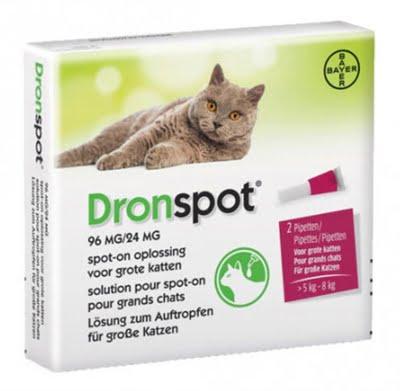 Bayer dronspot kat spot on (L 5-8KG 2 PIP)