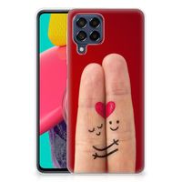 Samsung Galaxy M53 Silicone Back Cover Liefde - Origineel Romantisch Cadeau