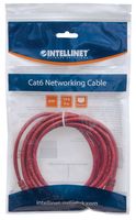 Intellinet 319799 RJ45 Netwerkkabel, patchkabel CAT 5e U/UTP 3.00 m Rood 1 stuk(s) - thumbnail