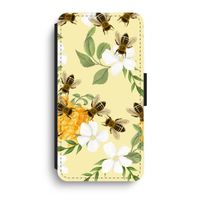 No flowers without bees: iPhone XR Flip Hoesje