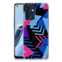 OPPO Reno 7 5G | Find X5 Lite TPU Hoesje Funky Triangle - thumbnail