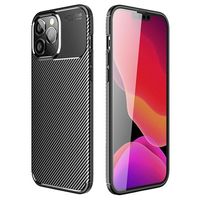 Beetle Carbon Fiber iPhone 14 Pro Max Case - Zwart - thumbnail